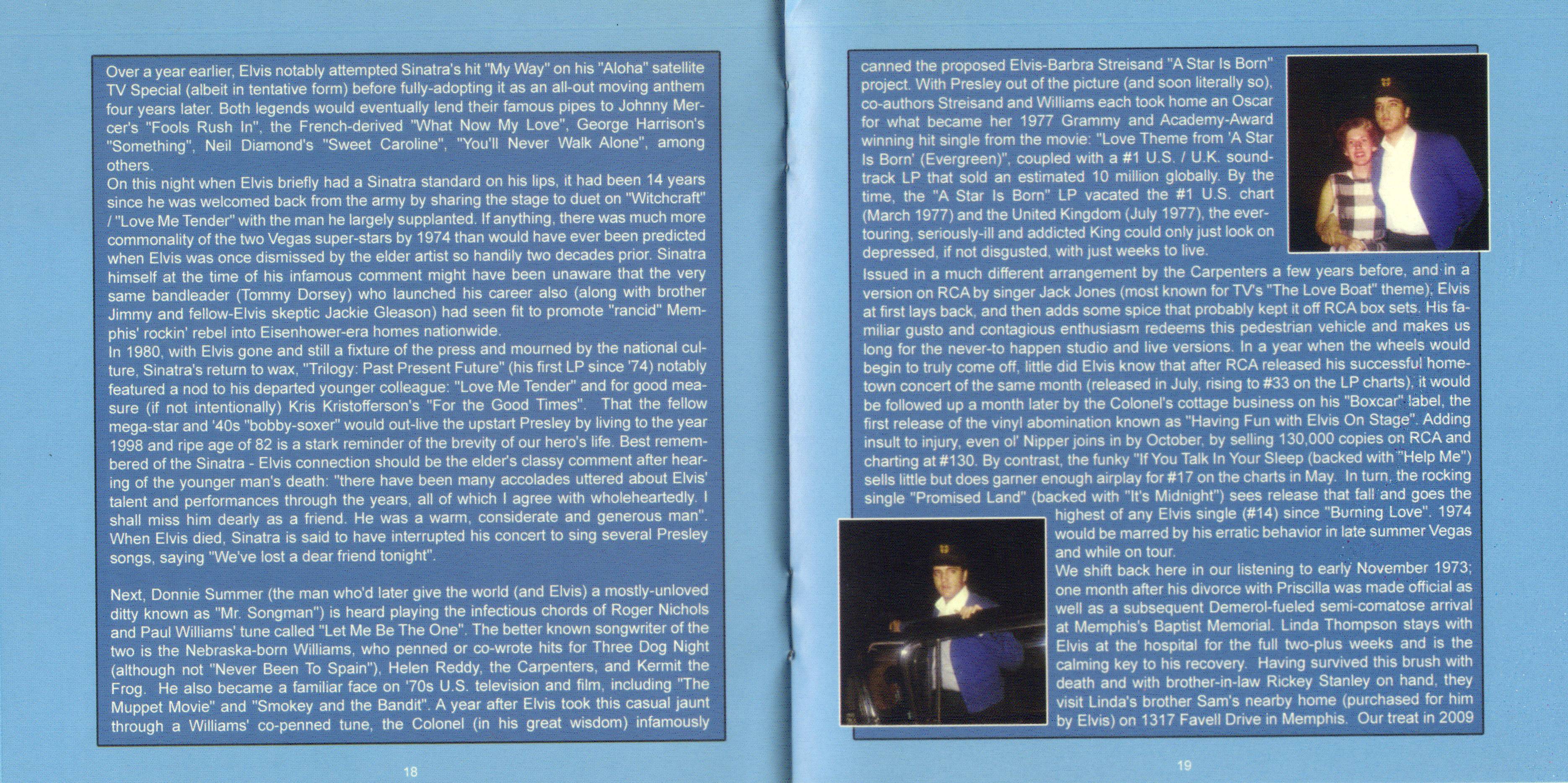 Elvis Presley Let Me Be The One Behind Closed Doors : Booklet 9